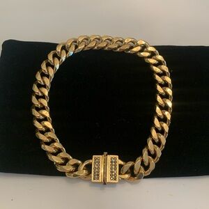 Rebecca Minkoff Gold Necklace 18 inch.